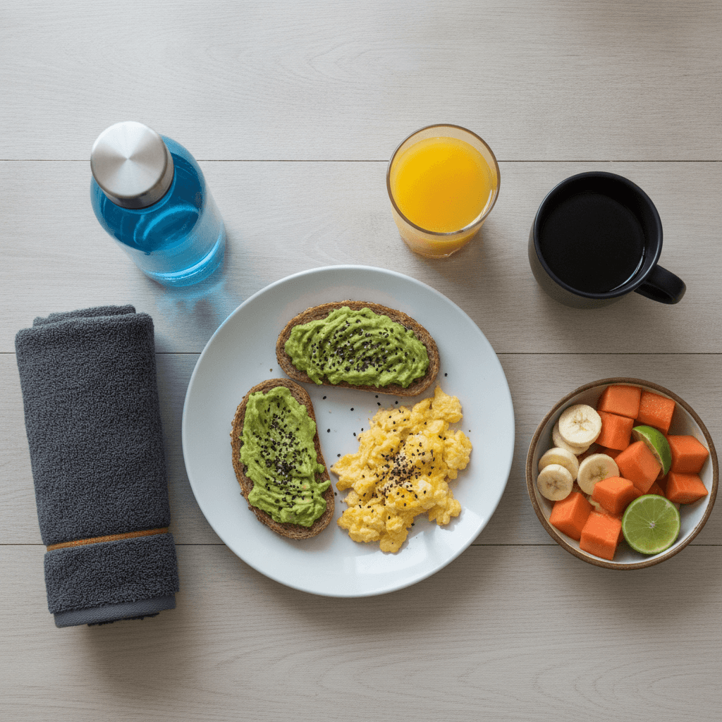 desayuno saludable antes de entrenar calistenia en Fierce Motion